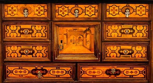 Cabinet à monnaies Louis XIV